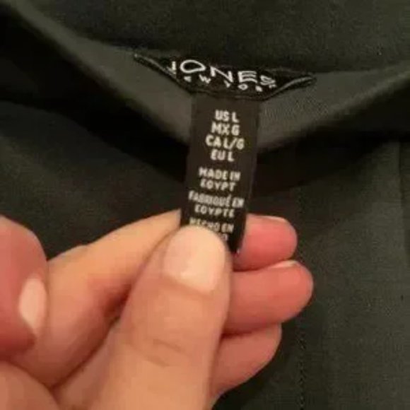 Jones of New York Dark‎ Green Pull On Pants (Size Large) - Picture 9 of 9